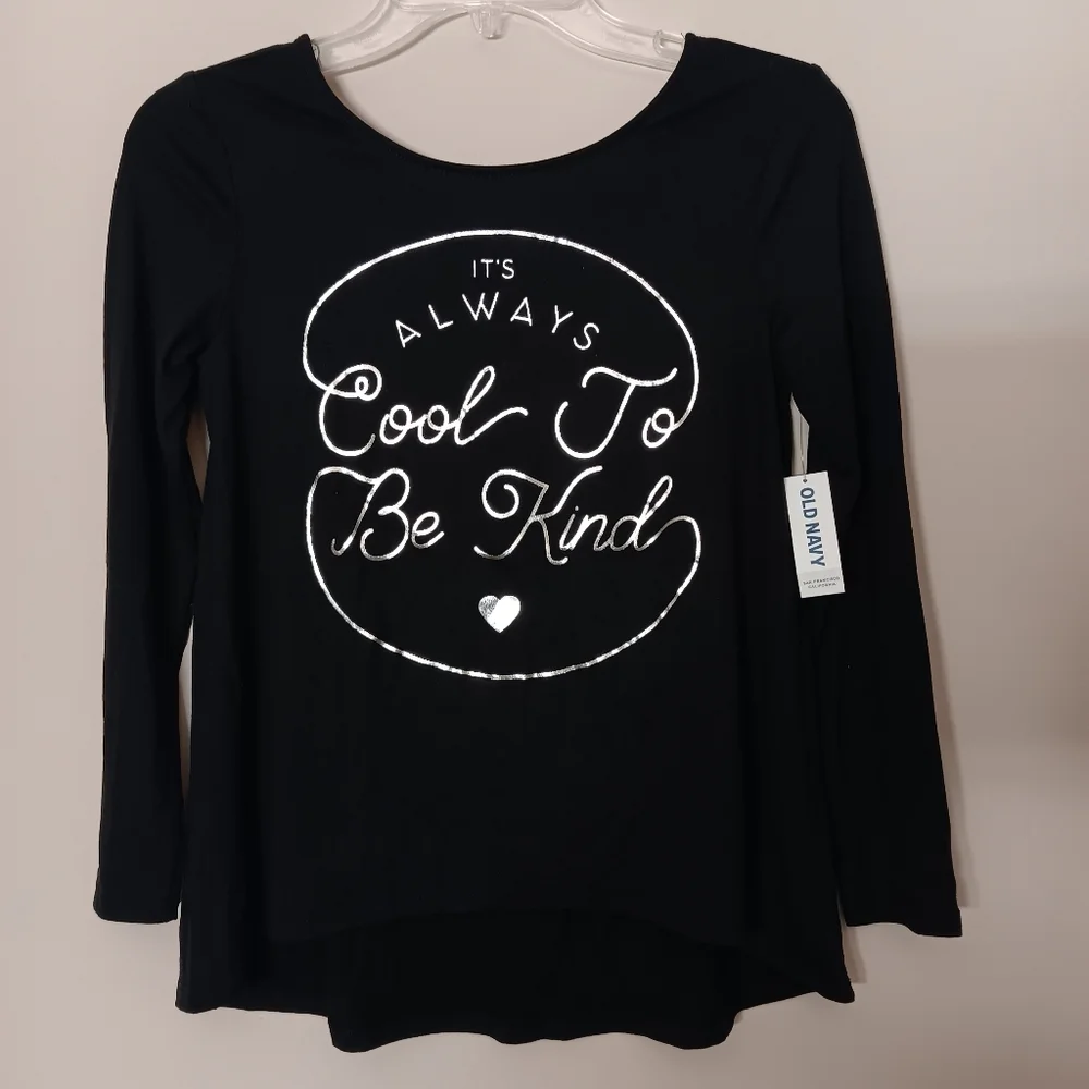 OLD NAVY Girl's Long Sleeve Tee, size L-10/12